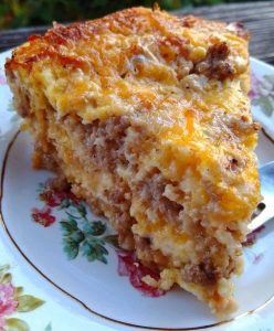 Torta di salsiccia fatta in casa